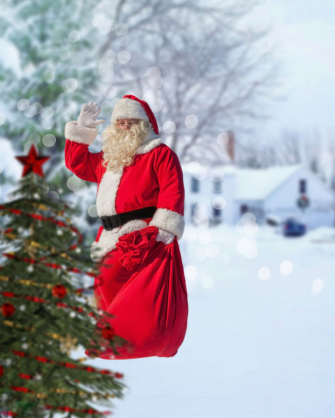Santa backgrounds for editing