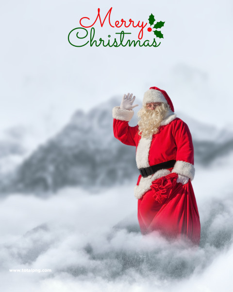 Santa christmas editing background