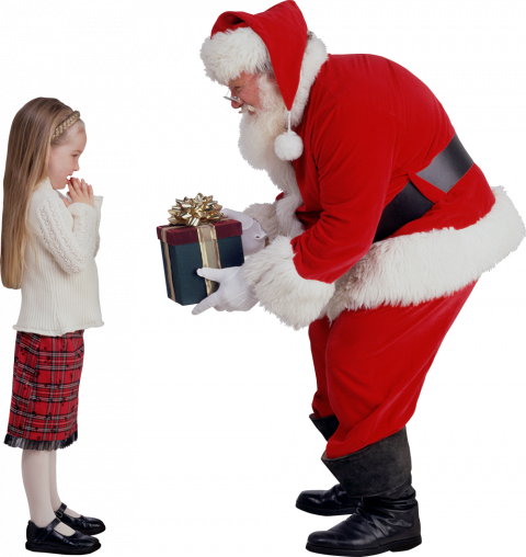 Santa claus gift png images