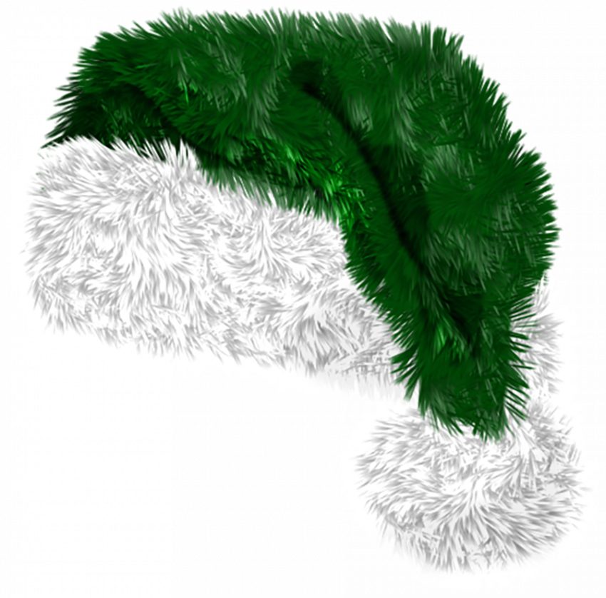 Santa claus green hat png,Full hd Santa claus hat png