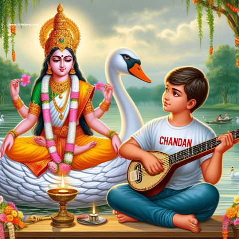Saraswati Puja Ai Photo Editing Prompt Link 2024 – Bing Image Creator
