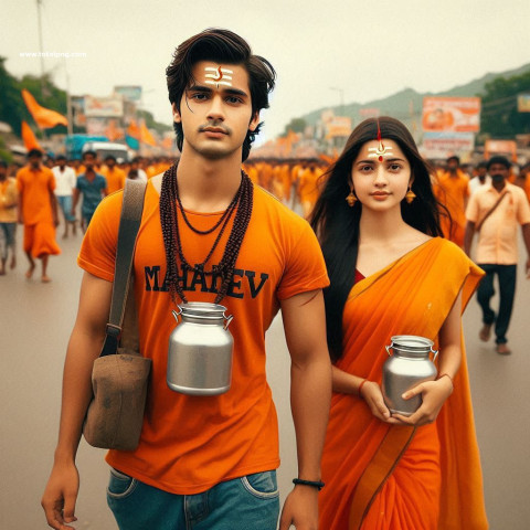 savan Bol Bam photo editing  कावर यात्रा ai photo editing photo editing