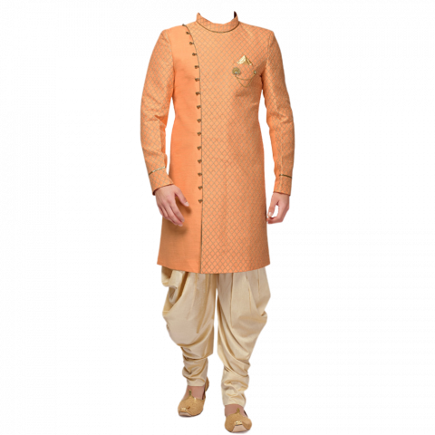 Sherwani Robe Shalwar kameez png download (1)
