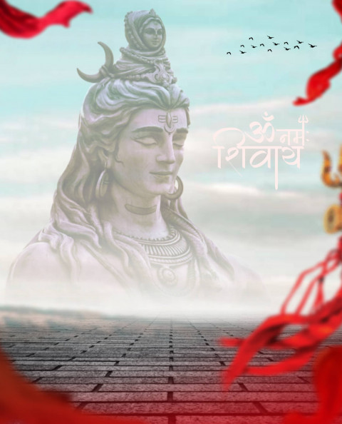 Shiv ji editing background