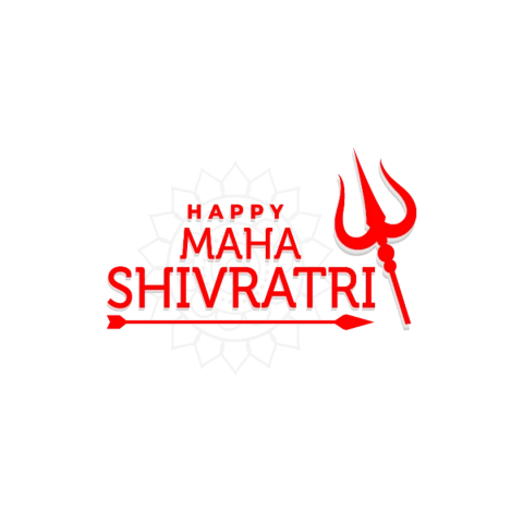 Shivratri english text png images free