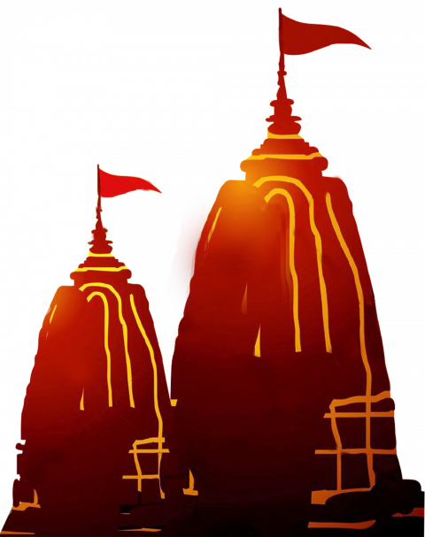 Shree ram temple hd png
