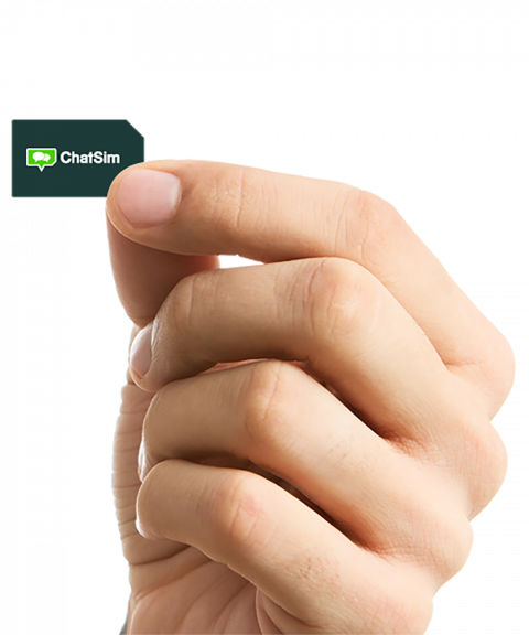 Simcard in hand png
