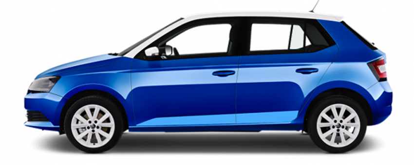 Skoda Fabia transprent png