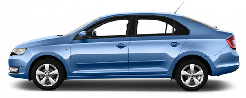 Skoda Rapid transprent png