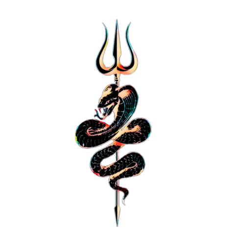 Snake trishul png