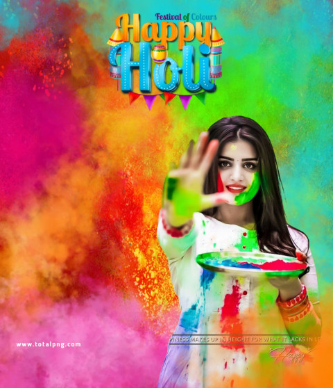 Snapseed holi editing background