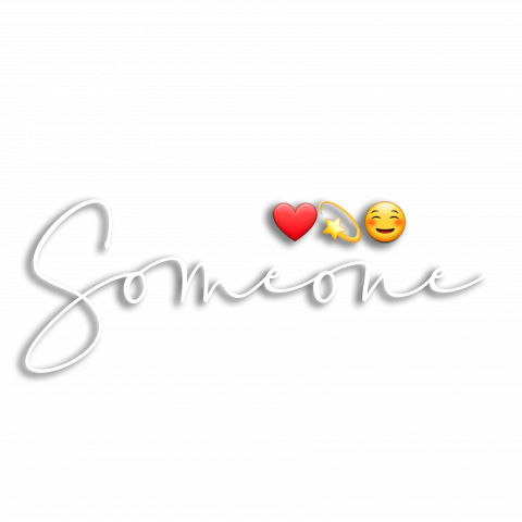 Someone Text PNG Transparent Images Free Download