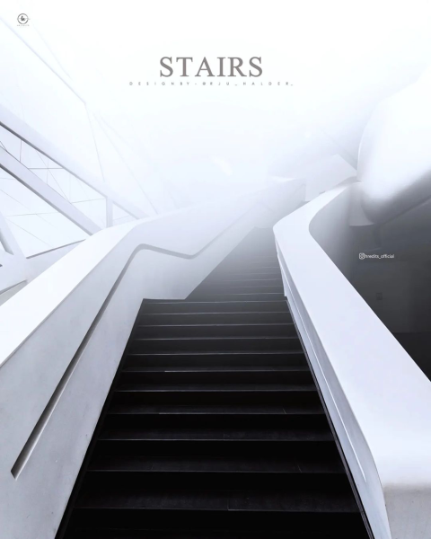 Stair hd editing background