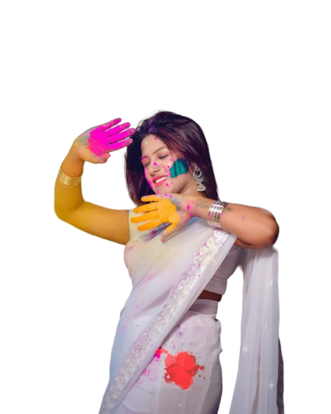 Traditional holi girls holi girl png free