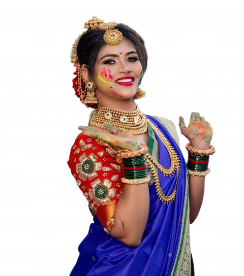 Traditional holi girls holi girl png free