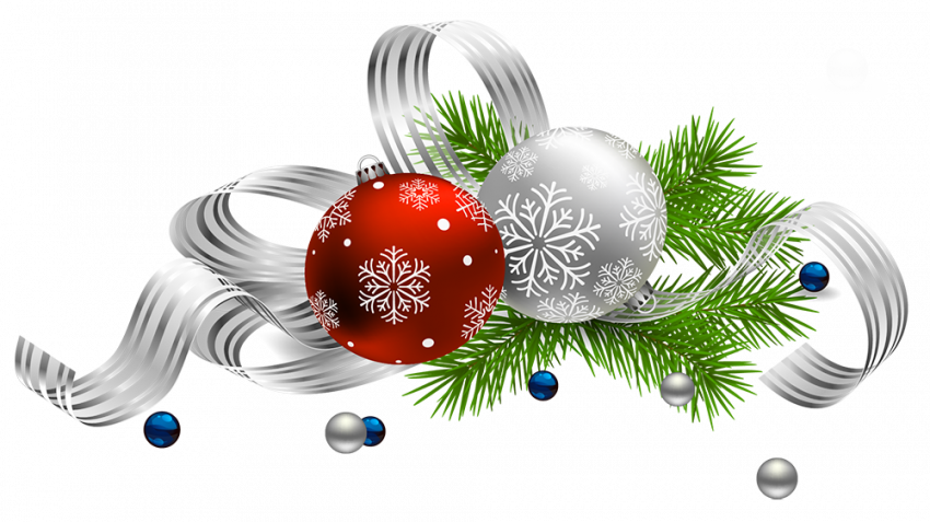 Transparent Christmas Decoration PNG Picture