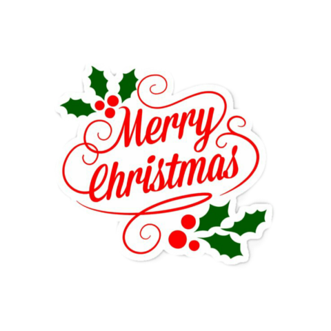 Transparent christmas text png images