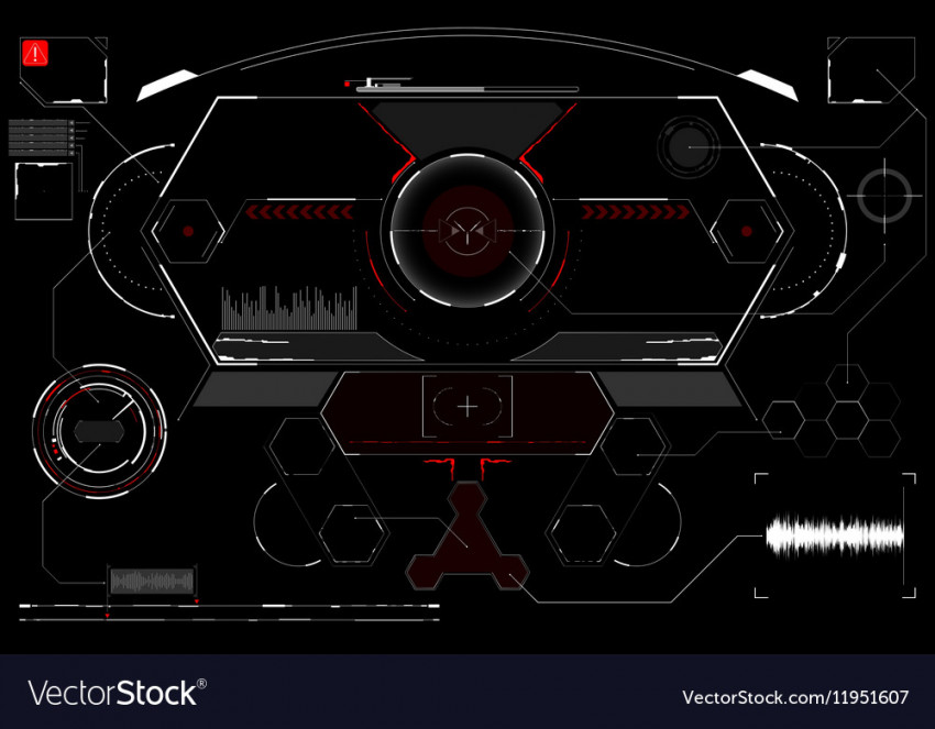 Transparent futuristic background futuristic neon circle png (2)