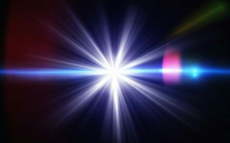 Transprenst blue lens flare png (1)