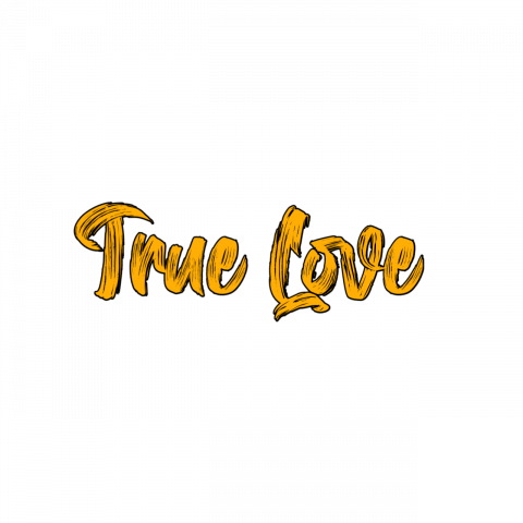 True Love Text PNG Transparent Images Free