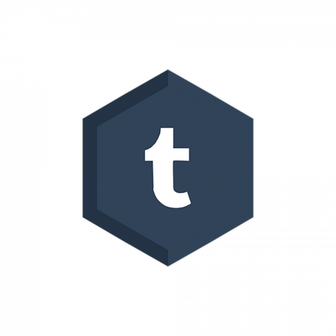 Tumblr  hexagon shape logo png copy