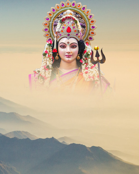 Vaishno mata navratri editing background, Navratri background images