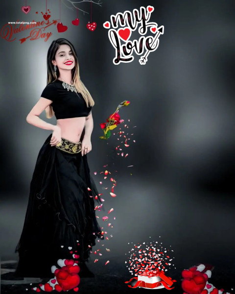 Valentine Day 2024 Photo Editing Background