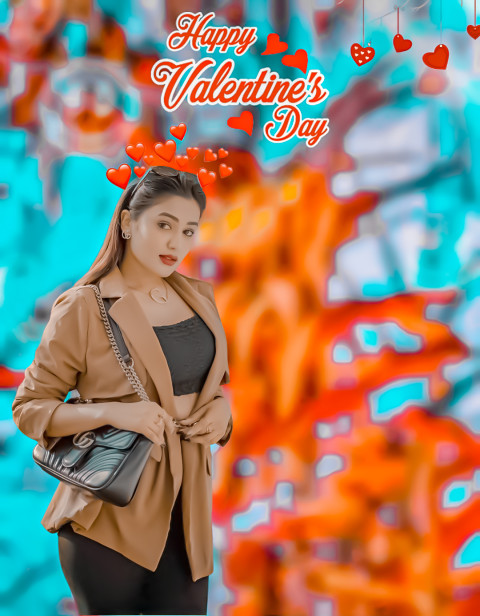 Valentine day cb photo editing background