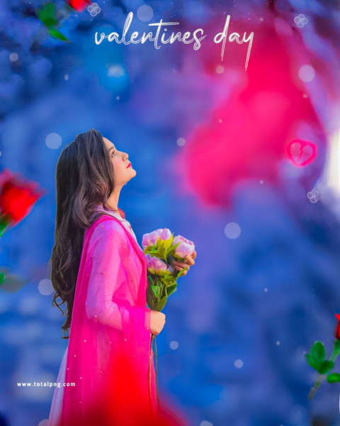 Valentine Day Photo Editing Background HD Download With Free