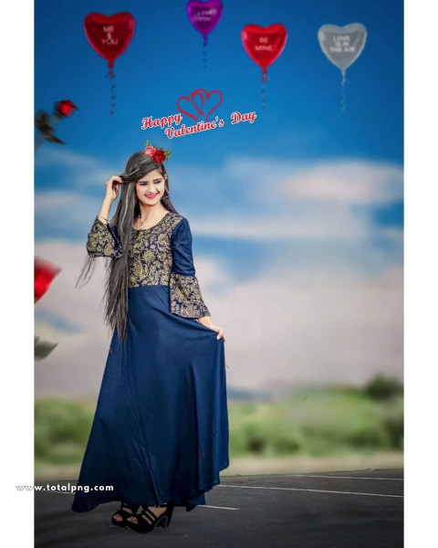 Valentine girl cb editing background new