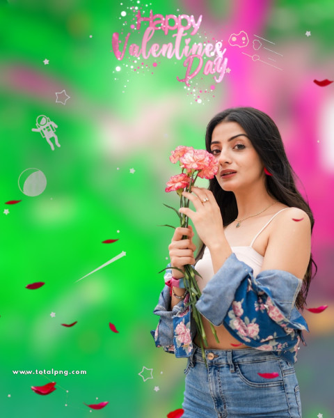 Valentines Day Cb editing background with girl