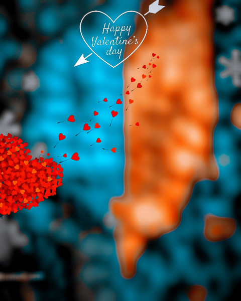 2024 valentines day photo editing background
