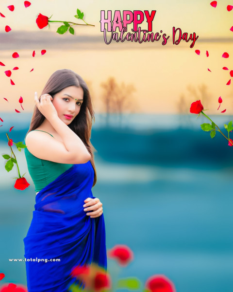 Viral valentine day editing background