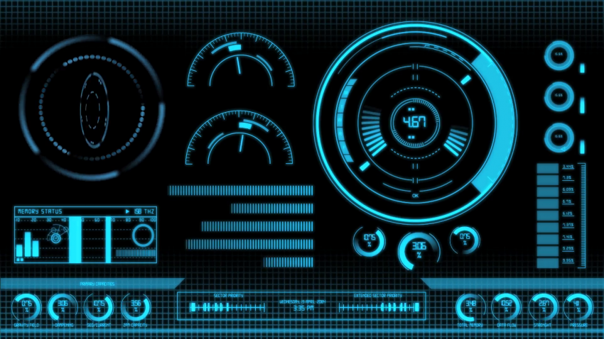 Visual effect transparent futuristic background png (2)