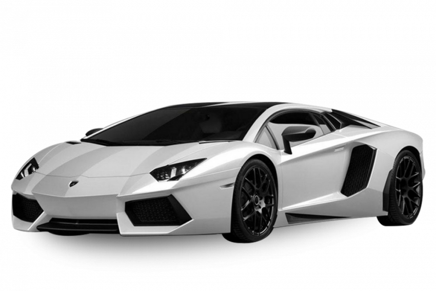 White Lamborghini PNG