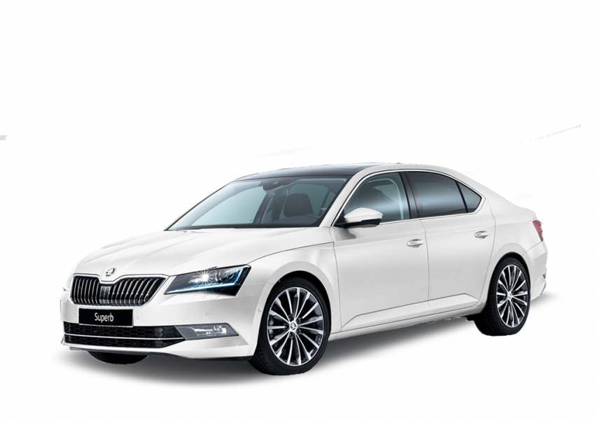 White transprent png skoda