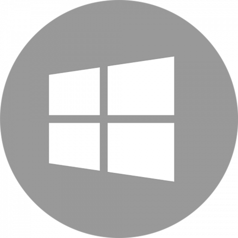 Window Grey logo png hd