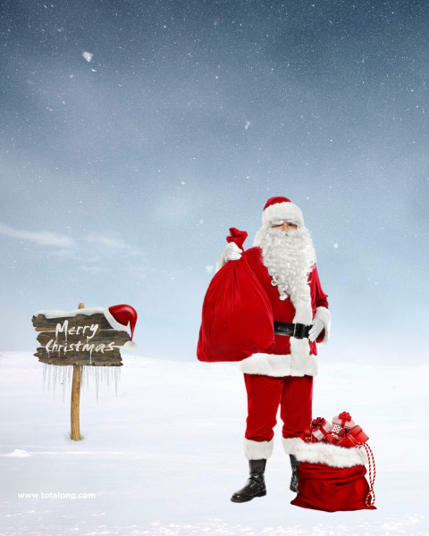 Winter christmas editing background