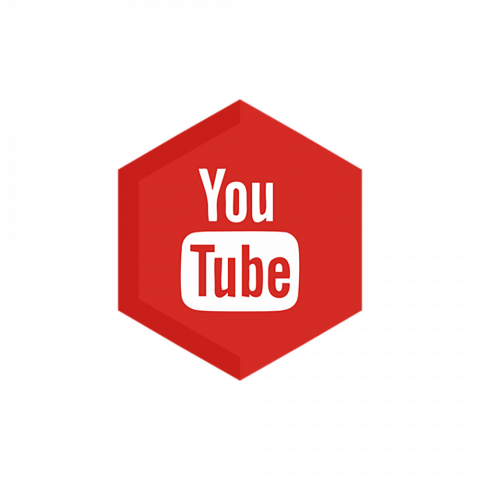 Youtube hexagon logo png copy