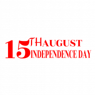 15 august indenpendence day text png download