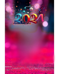 1500+  Happy New Year Text PNG 2024 Image