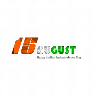 15august text png