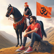 19 Febuary Shiv Jayanti Ai Image Download