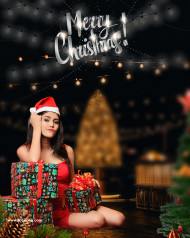 2022 christmas editing background