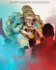 2022 Ganesh chaturthi editing background