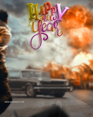2023 new year photo editing background