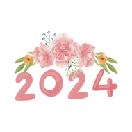 2024 Free Download Text PNG