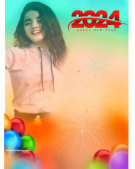 2024 Happy New Year Cb Editing Background Girl Full Hd