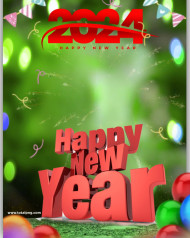 2024 Happy New Year Editing Background   Full Hd Download