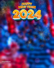 2024 Photo Editing Background New Year